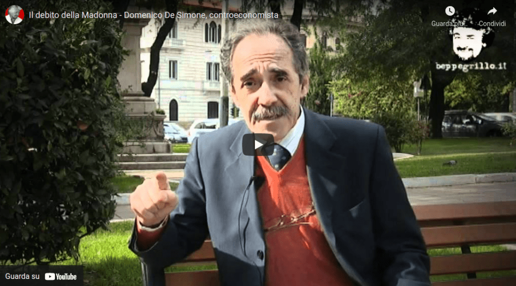 Intervista del blog di Beppe Grillo a Domenico De Simone