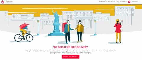 CoopCycle. Una federazione europea mutualista di cooperative della consegna di cibo a domicilio tramite piattaforma digitale